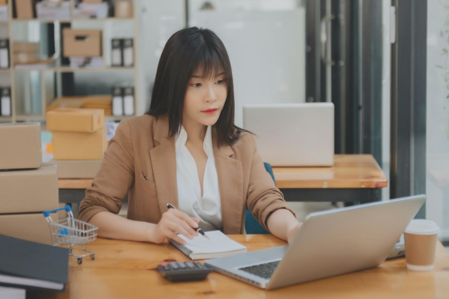 Business analysis dashboard showing real financial metrics