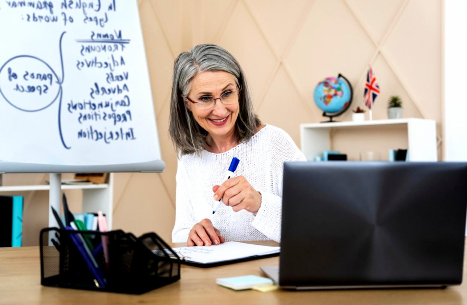 Business meeting discussing financial reports and working capital strategies